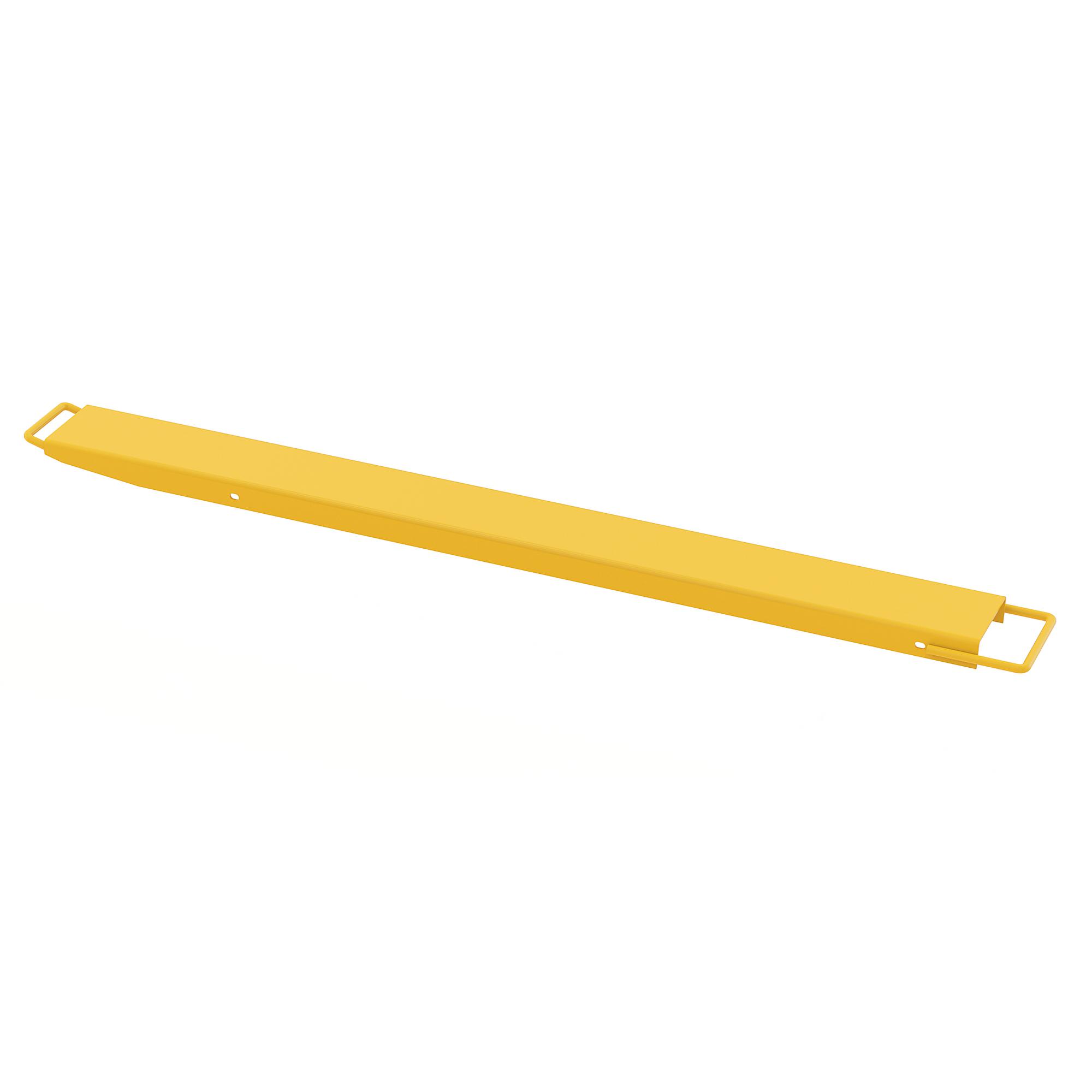 Vestil Steel Fork Extension — 6in. x 72in., 4,000 lb. Capacity, High Strength, Yellow, Model# FE-HS-6-72-EACH